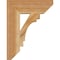 Ekena Millwork Merced Slat Rough Sawn Bracket, Western Red Cedar, 4"W x 14"D x 18"H BKT04X14X18MRC06RWR - alternate 4